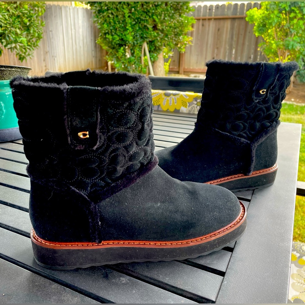 Coach Booties Size 8